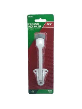 ACE Kick Down Door Holder White   4"  #5295050
